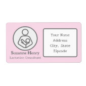 Borstvoeding Consultant Borstvoeding Retouradres Etiket (Voorkant)