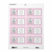 Borstvoeding Consultant Borstvoeding Retouradres Etiket (Full Sheet)