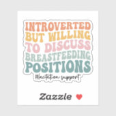 Borstvoeding Consultant Borstvoeding Sticker (Vel)