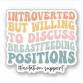 Borstvoeding Consultant Borstvoeding Sticker (Voorkant)