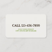 Borstvoeding Consultant Borstvoeding Visitekaartje (Achterkant)