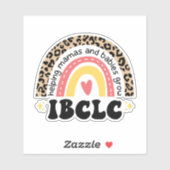 Borstvoeding Consultant, IBCLC Sticker (Vel)
