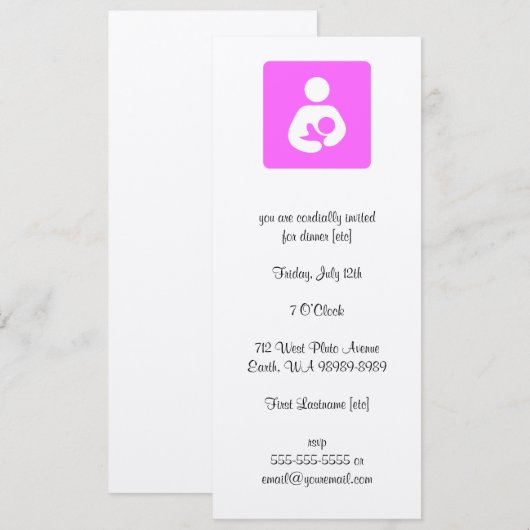 Borstvoeding Consultant Kaart (Voorkant / Achterkant)