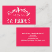 Borstvoeding Consultant Premium Visitekaartje (Voorkant / Achterkant)