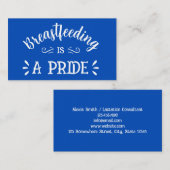 Borstvoeding Consultant Premium Visitekaartje (Voorkant / Achterkant)