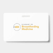 Borstvoeding en lactatie Geneeskunde Badge Kaart (Back)