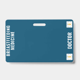 Borstvoeding en lactatie Geneeskunde Badge Kaart