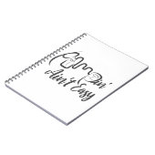 Borstvoeding en pompen van T - shirts en kleding Notitieboek (Linkerzijde)