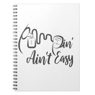 Borstvoeding en pompen van T - shirts en kleding Notitieboek