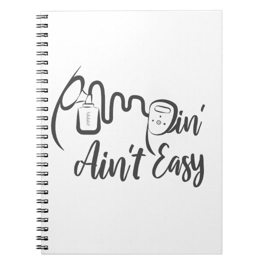 Borstvoeding en pompen van T - shirts en kleding Notitieboek (Voorkant)