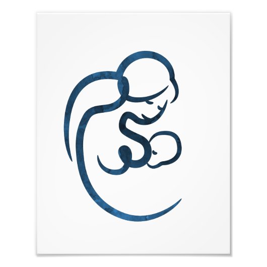 Borstvoeding Foto Afdruk (Voorkant)