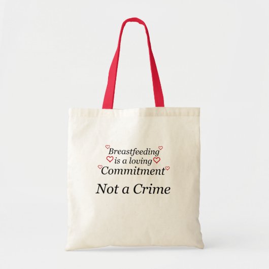Borstvoeding Geen misdaad Tote Bag (Voorkant)