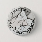 Borstvoeding Humor Button (Voorkant)