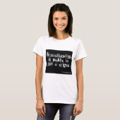Borstvoeding in het openbaar is geen misdaad t-shirt (Voorkant volledig)