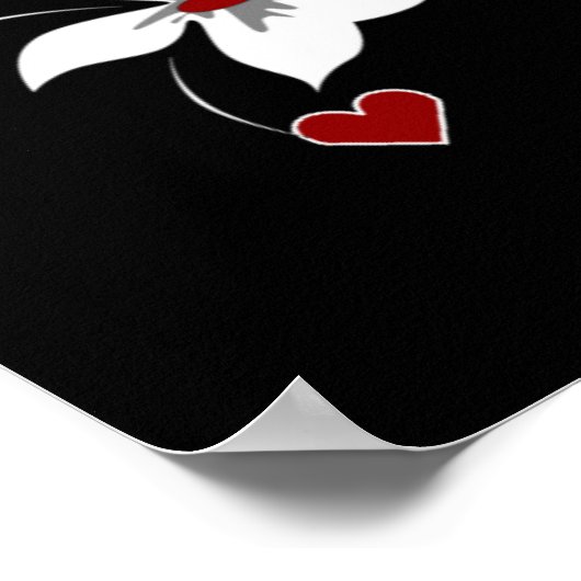 Borstvoeding is een cadeau poster (Hoek)