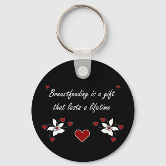 Borstvoeding is een cadeau sleutelhanger