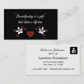 Borstvoeding is een Gift-2 Visitekaartje (Voorkant / Achterkant)