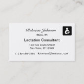 Borstvoeding is een Gift-2 Visitekaartje (Achterkant)