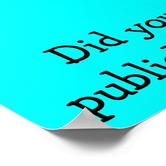 Borstvoeding is een prachtig Poster (Hoek)