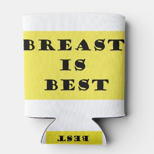 Borstvoeding is het beste blikjeskoeler (Achterkant)