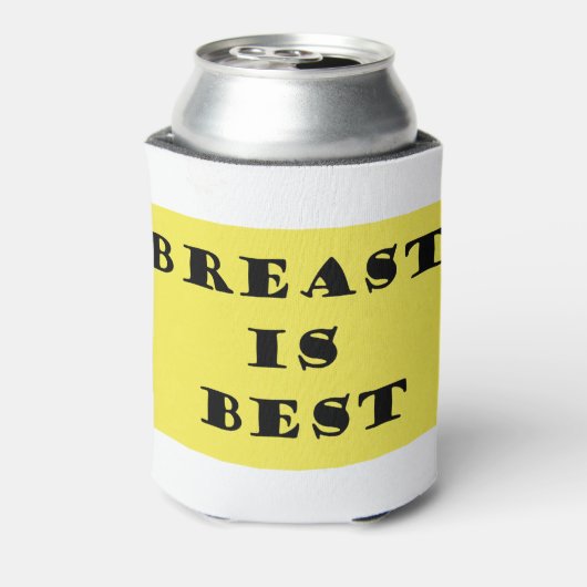 Borstvoeding is het beste blikjeskoeler (Blikje Achterkant)