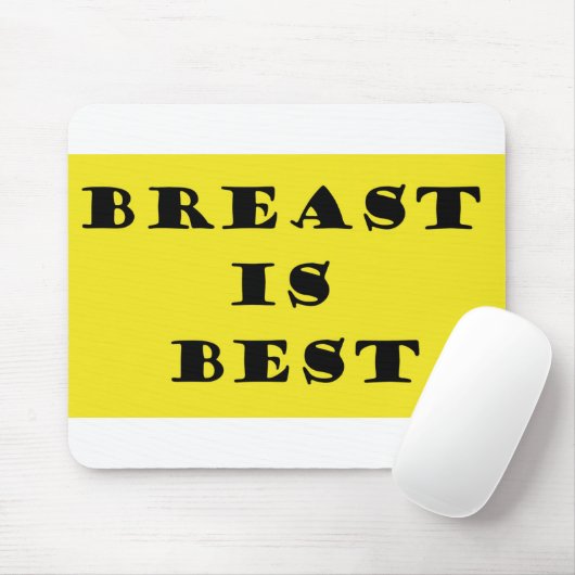 Borstvoeding is het beste muismat (Met muis)