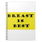 Borstvoeding is het beste notitieboek (Voorkant)