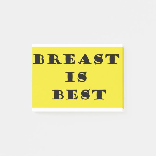 Borstvoeding is het beste post-it® notes (Voorkant)