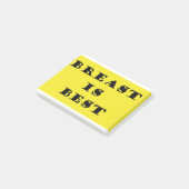 Borstvoeding is het beste post-it® notes (Schuin)