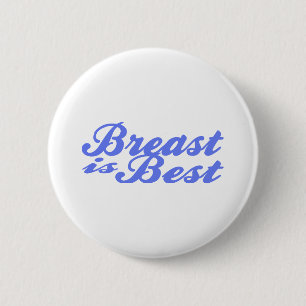 (Borstvoeding is het beste voor baby! Ronde Button 5,7 Cm
