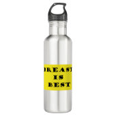 Borstvoeding is het beste waterfles  (Voorkant)