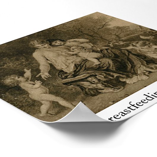 Borstvoeding is prachtig poster (Hoek)