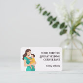 Borstvoeding Lactatie consultant Visitekaartje (Staand voorkant)