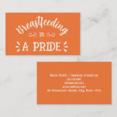 Borstvoeding Lactatie Visitekaartje (Voorkant / Achterkant)