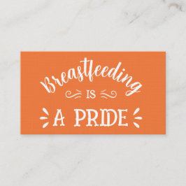 Borstvoeding Lactatie Visitekaartje