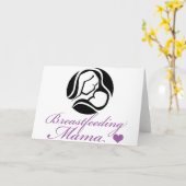 Borstvoeding Mama Kaart (Gele Bloem)