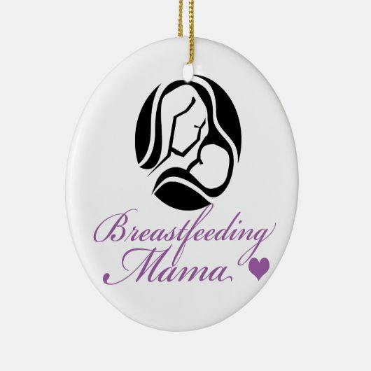 Borstvoeding Mama Keramisch Ornament (Rechts)