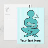 Borstvoeding Moeder en Baby Briefkaart (Voorkant / Achterkant)