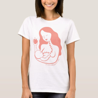 Borstvoeding Moeder en Baby, gezond eten T-shirt