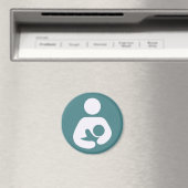 Borstvoeding Pictogram - Mauve Magneet (Insitu (Vaatwasser))