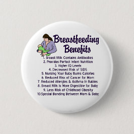 Borstvoeding Ronde Button 5,7 Cm