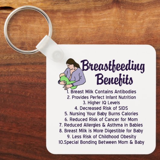 Borstvoeding Sleutelhanger (Voorkant)