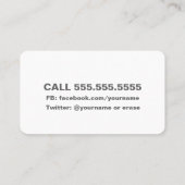 Borstvoeding specialist visitekaartje (Achterkant)