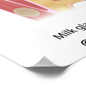 Borstvoeding, tekening met opschrift. poster (Hoek)