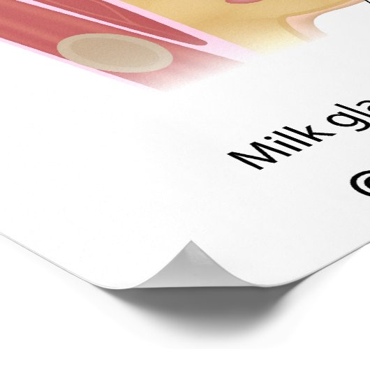 Borstvoeding, tekening met opschrift. poster (Hoek)