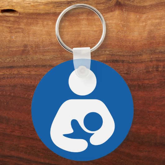 Borstvoeding/verpleegpictogram Sleutelhanger (Voorkant)