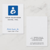 Borstvoeding/verpleegpictogram Visitekaartje (Voorkant / Achterkant)