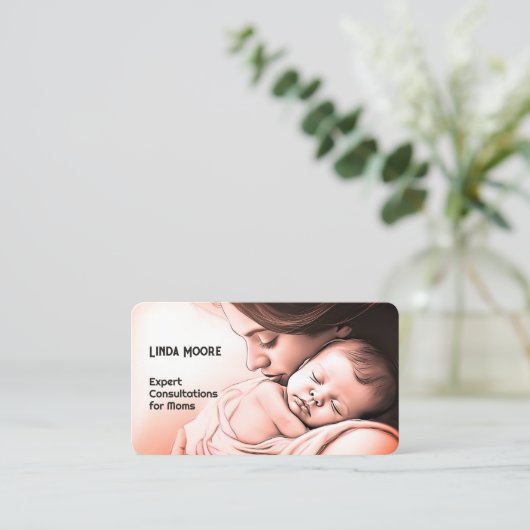 Borstvoeding Visitekaartje (Staand voorkant)