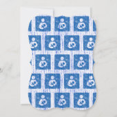 Borstvoedingspictogram Letterdruk stijl textuur Kaart (Achterkant)