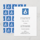 Borstvoedingspictogram Letterdruk stijl textuur Kaart (Voorkant / Achterkant)